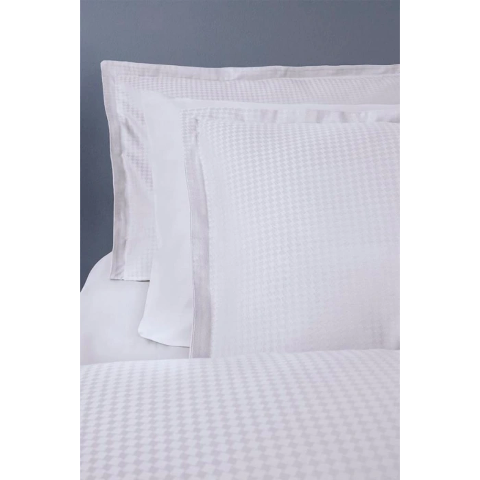 Jakarlı Saten Çift Kişilik Nevresim Takımı Dıamond Arcane