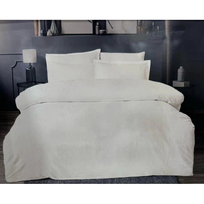 Jakarlı Saten Çift Kişilik Nev Takımı Mınna Arcane