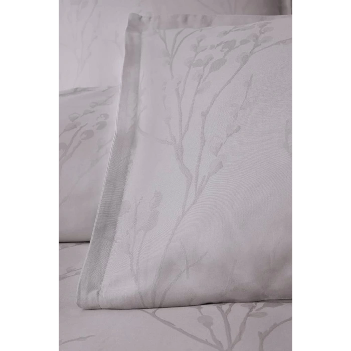 Jakarlı Saten Çift Kişilik Nevresim Takımı Minna Marble