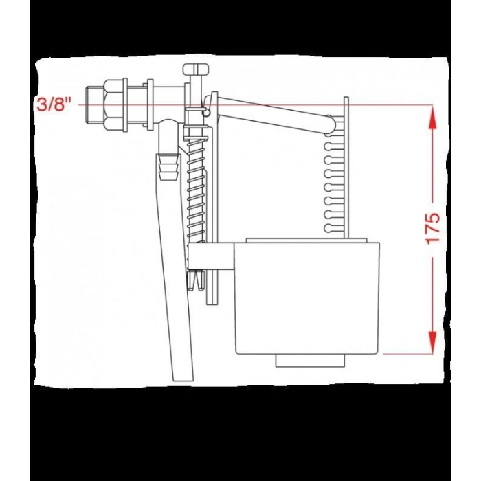 Japar 1/2 Şok Kapatmalı Flatör