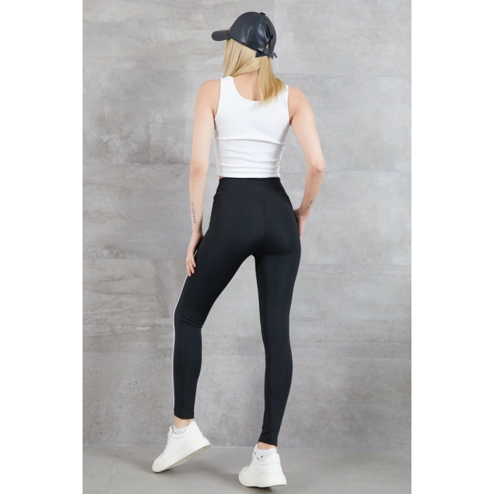 Kadın İ̇nce Şerit Detay Tayt