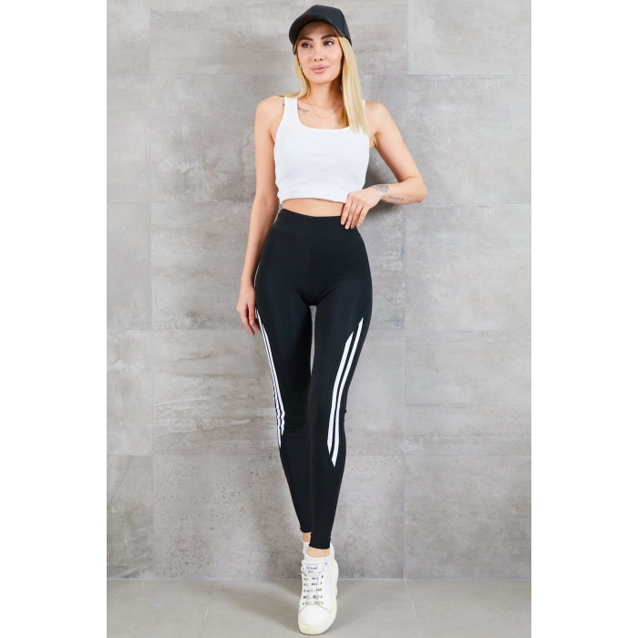 Kadın Şeritli Tayt