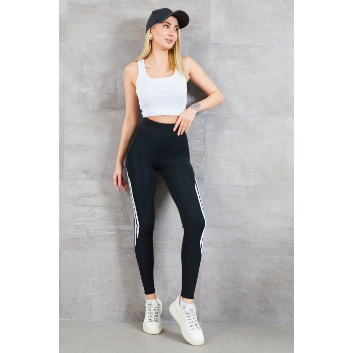 Kadın Şeritli Tayt