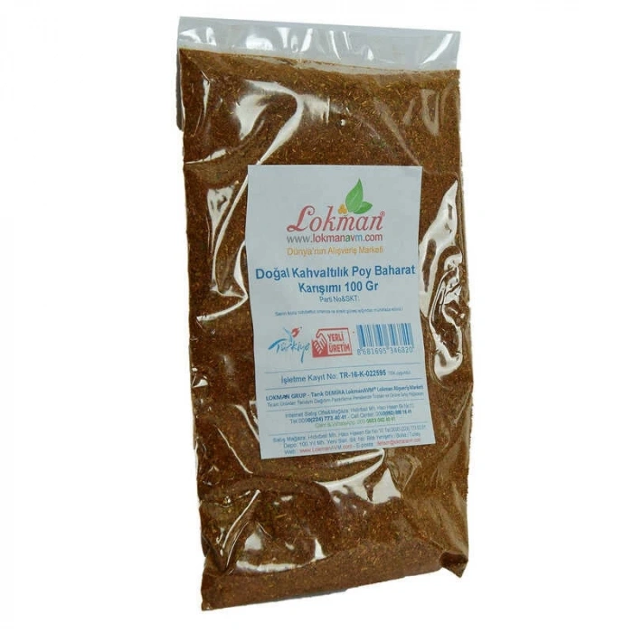 Kahvaltılık Poy Baharat Karışımı 100 Gr Paket