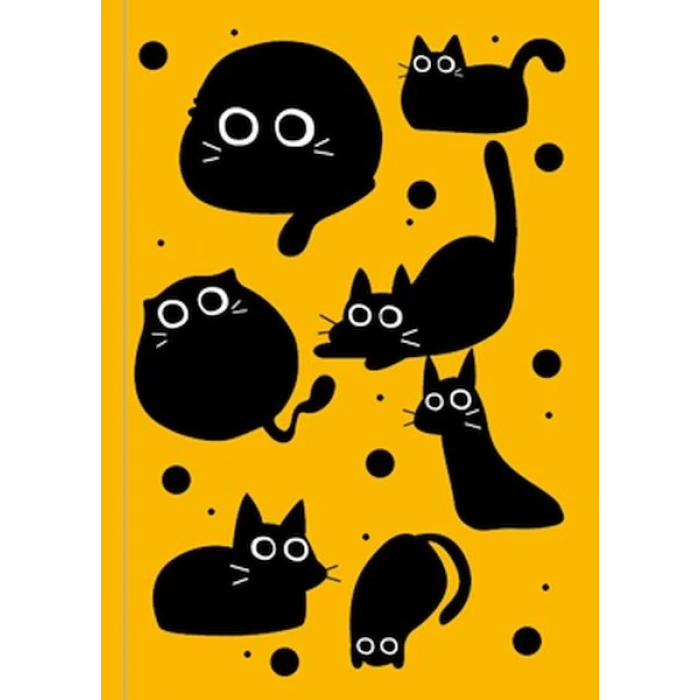 Kara Kedi Not Defteri 9x15