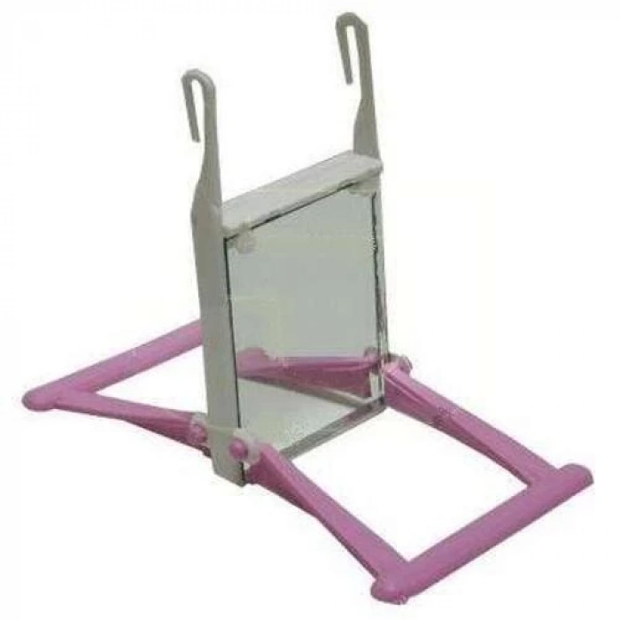 Kardelen Aynalı Tünekli Dikdörtgen Kuş Salıncağı 8*12*13 cm