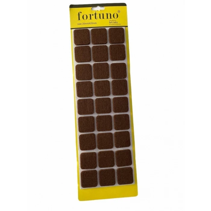 Kaydırmazlık Keçesi Kare 25X25 mm