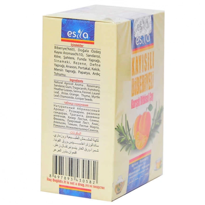 Kayısılı Biberiyeli Karışık sel Çay 45 Süzen Poşet