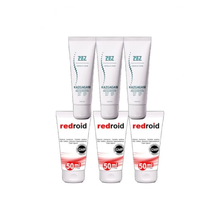 Kaz Gagası 100 ml Sırt Bel Kas Iskelet Kremi Redroid Hemeroid Için 50 ml Set Paket