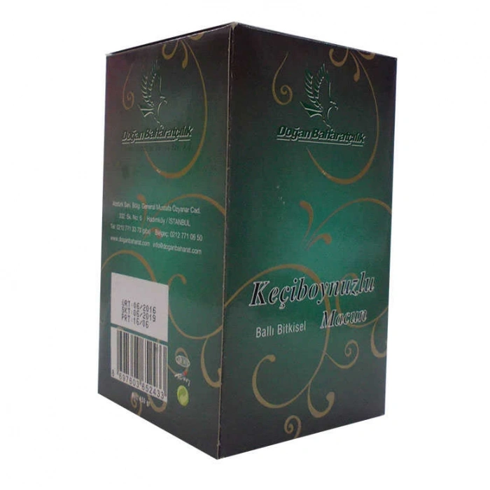 Keçiboynuzlu Ballı sel Karışım Cam Kavanoz 450 Gr