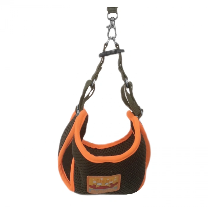 Kedi Köpek Havalı Göğüs Tasma Seti Large 38-45 cm + 130 cm Haki Tcu