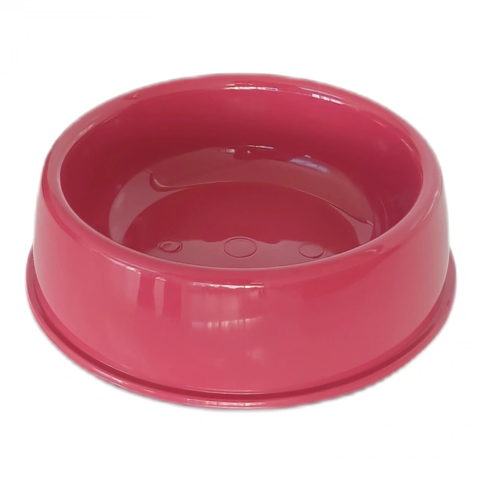 Kedi Köpek Plastik  Ve Su Kabı 20 cm - 200 ml Kırmızı