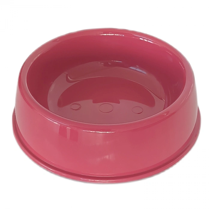 Kedi Köpek Plastik  Ve Su Kabı 20 cm - 200 ml Kırmızı