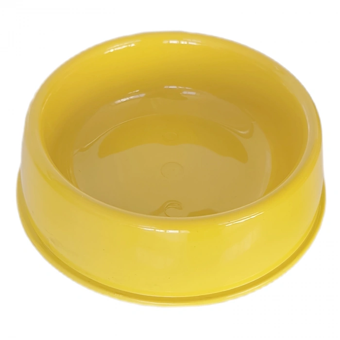Kedi Köpek Plastik  Ve Su Kabı 20 cm - 200 ml Sarı