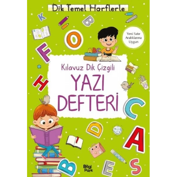 Kılavuz Dik Çizgili Yazı Defteri (Büyük Boy)