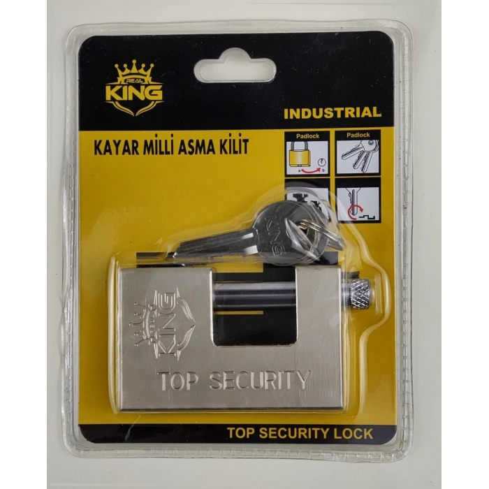 King Kayar Milli Asma Kilit 90 mm