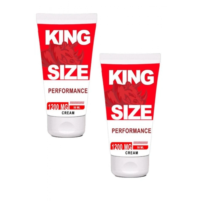 King Size 1200mg Erk.eklere Özel Yoğun Se.rtles.tirme Bakım Kremi 50 ml X 2 Adet
