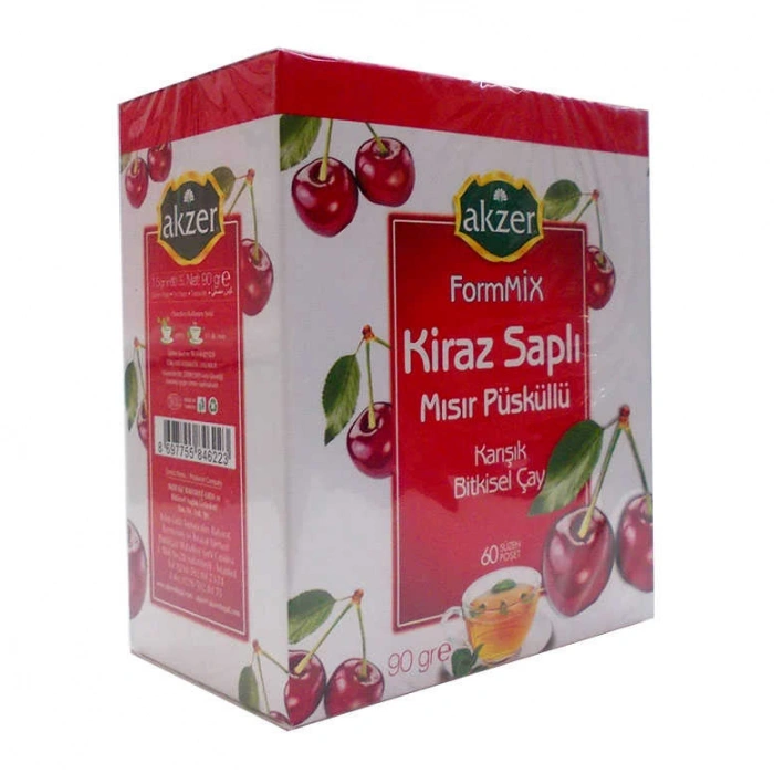 Kiraz Saplı Mısır Püsküllü sel Çay 60 Süzen Poşet