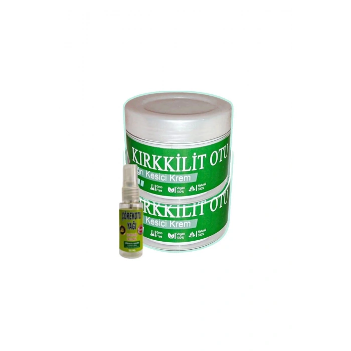 KırkKilit Otu Ağrı Dindirici Bakım Kremi 2x100 ml+30 ml Çörek Otu Ağrı Yağ ile