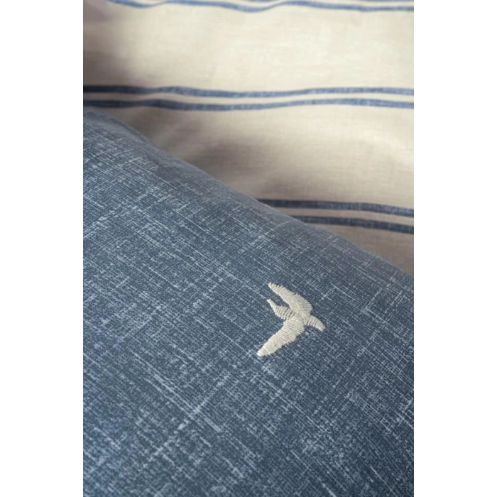 Klein Nakışlı Çift Kişilik Nev Takımı Ceria Lacivert