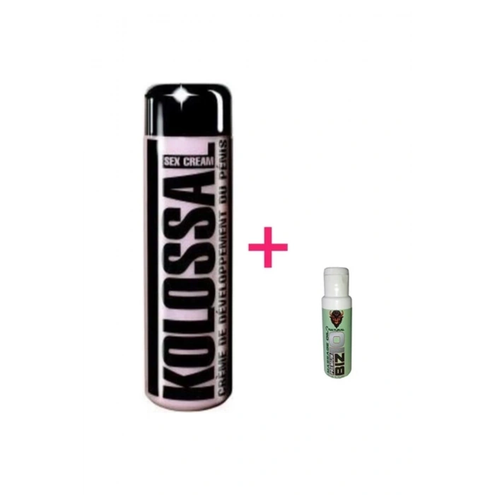 Kolossal Rekze Kolossal Krem 200 Ml Erkekler Özel Bölgeyi Losyon/ Bizon Natural Masaj Yağı İle