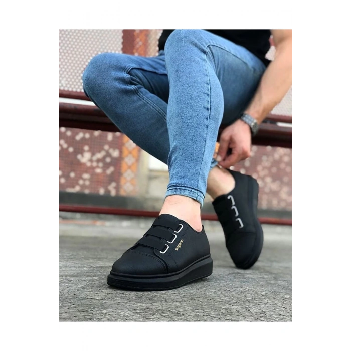 Kömür Kalın Taban Casual Erkek Ayakkabı