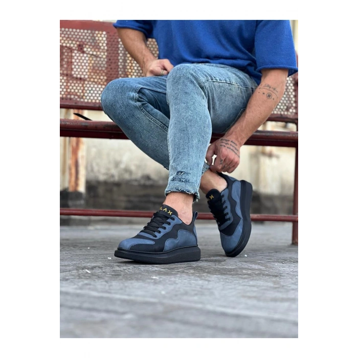 Kömür Mavi Erkek Casual Ayakkabı