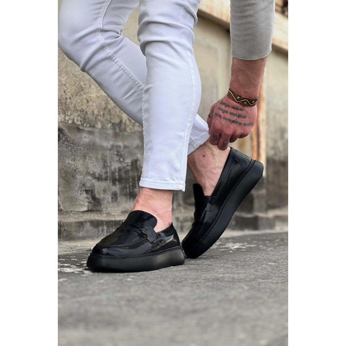 Kömür Rugan Erkek Casual Ayakkabı