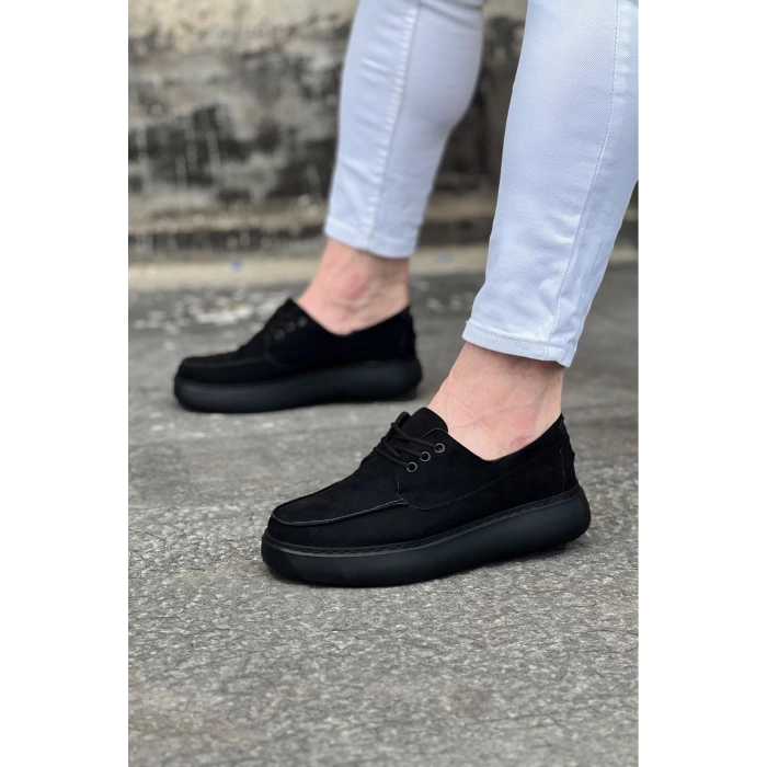Kömür Süet Ortopedik Taban Erkek Casual Ayakkabı