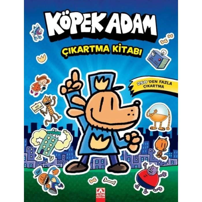 Köpek Adam Çıkartma Kitabı