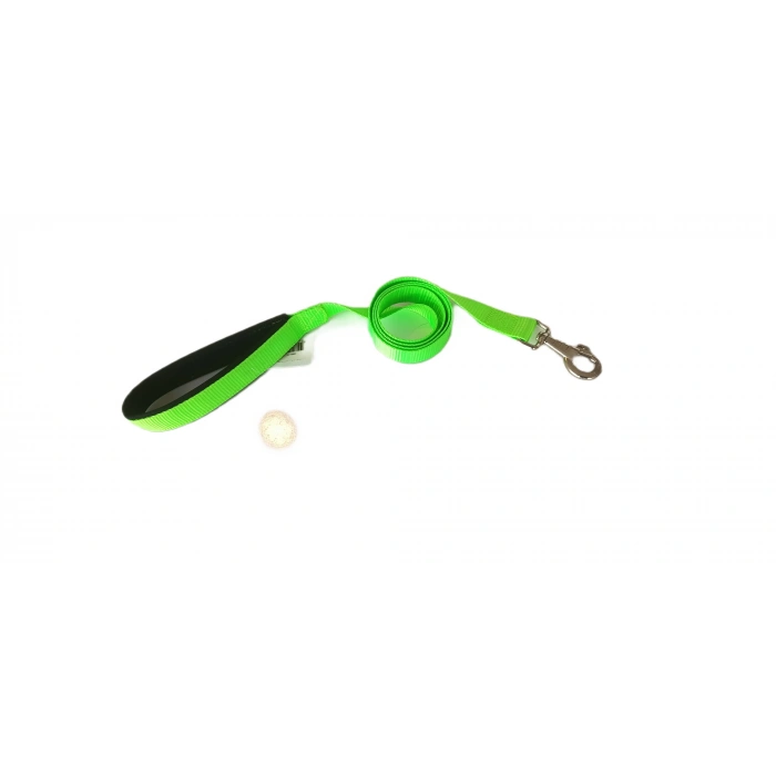 Köpek Gezdirme Kayışı 2,5 cm x 115 cm Yeşil