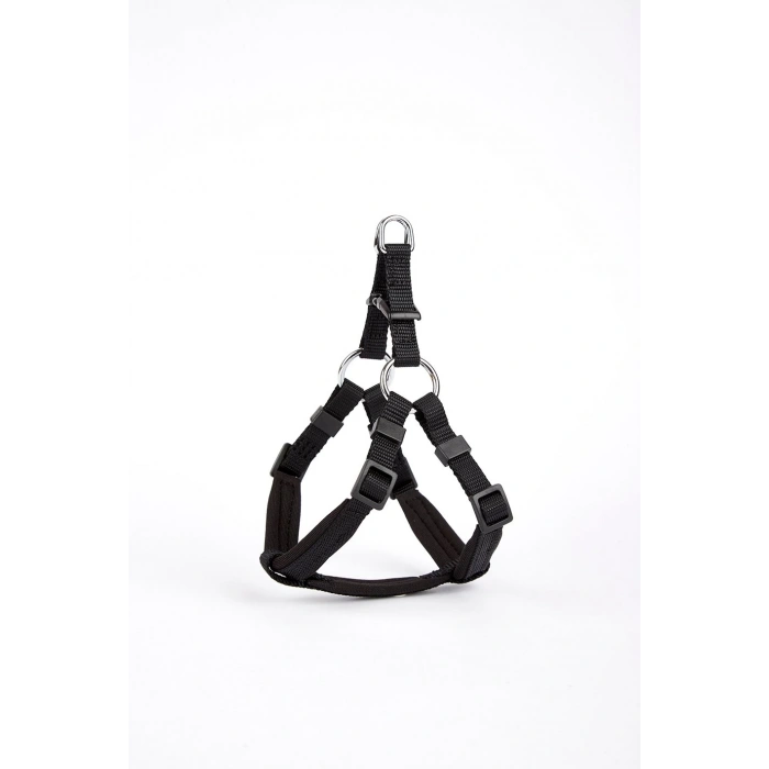 Köpek Göğüs Tasması XXS 30*35 cm Siyah