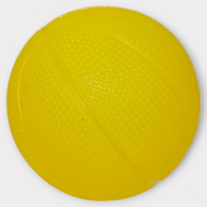 Köpek Oyuncağı - Plastik Düdüklü Top - Sarı