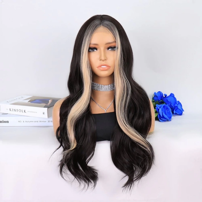 Koyu Kahverengi Perçemler Balköpüğü Tül Peruk