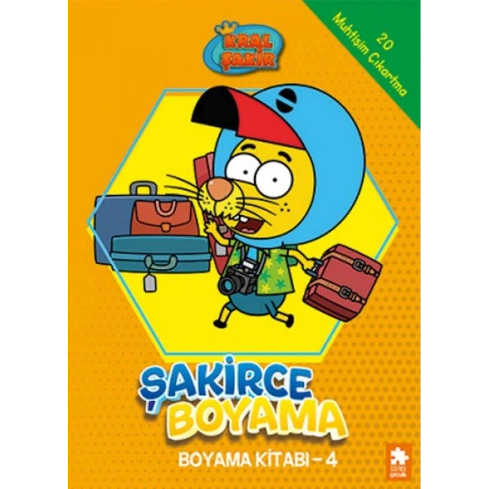 Kral Şakir Şakirce Boyama Kitabı - 4