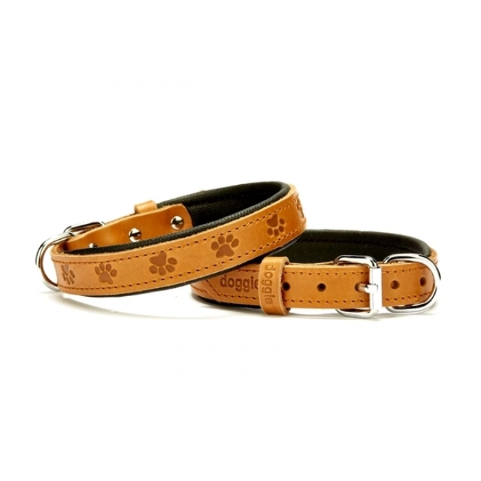 Küçük Köpek Tasması Pati Desenli 45 cm Small