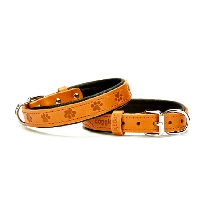 Küçük Köpek Tasması Pati Desenli 45 cm Small