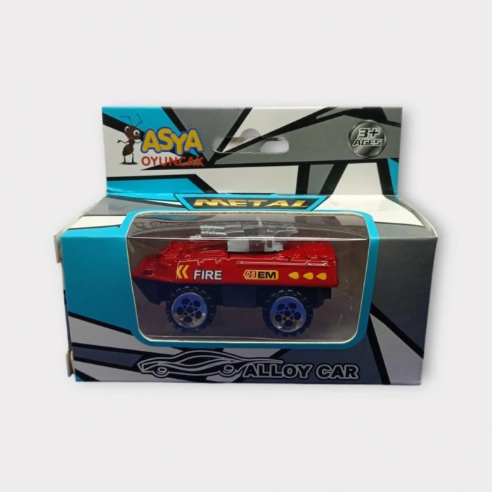 Küçük Metal İtfaiye Araçları 7 Cm - Panzer