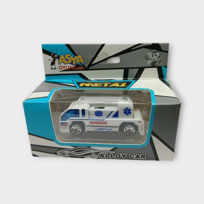 Küçük Metal Sağlık Hizmetleri Araçları 7 Cm - Merdivenli