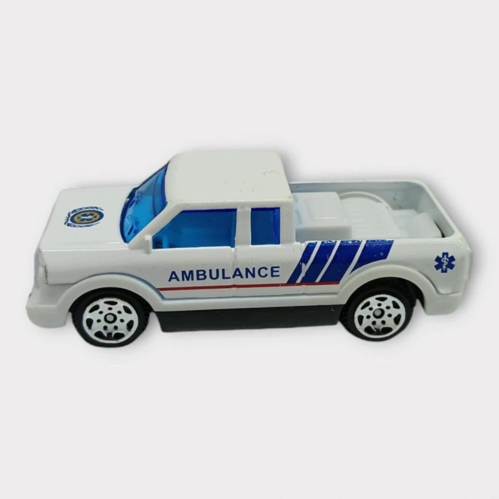Küçük Metal Sağlık Hizmetleri Araçları 7 Cm - Pick-Up