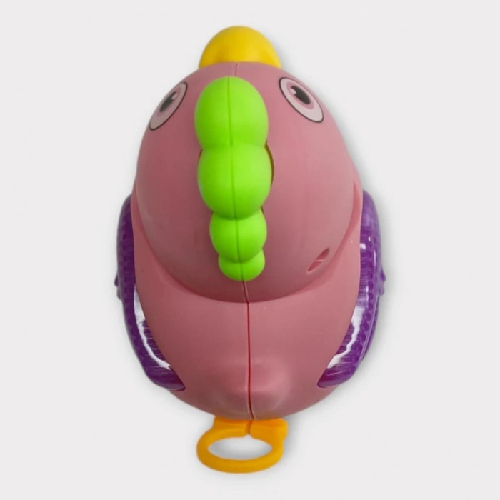 Kurmalı Işıklı Sevimli Tavuk - Pembe