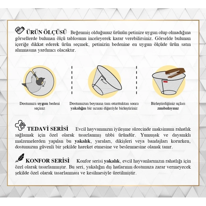 Kuş Yakalığı M 14 cm