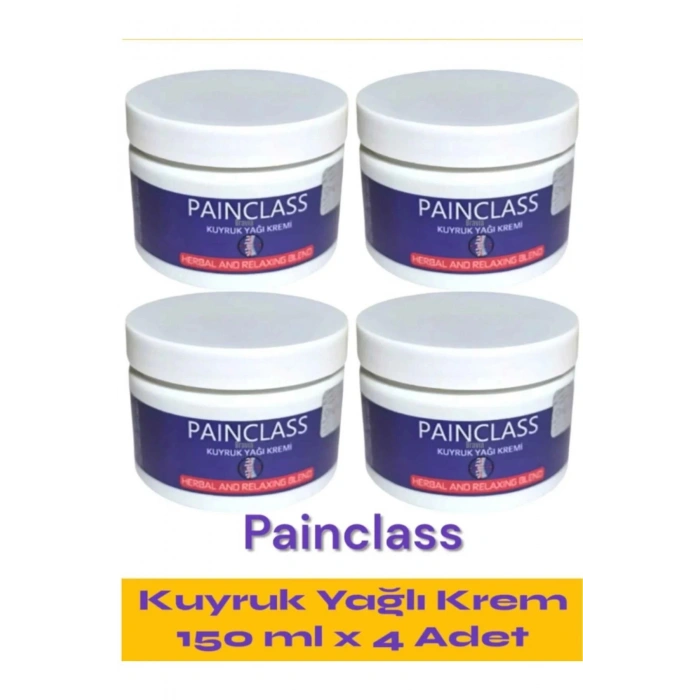 Kuyruk Yağı Kremi PAİNCLASS- Ağrılarınız ve Sızılarınız İçin büyük boy 150 ml x 4 adet