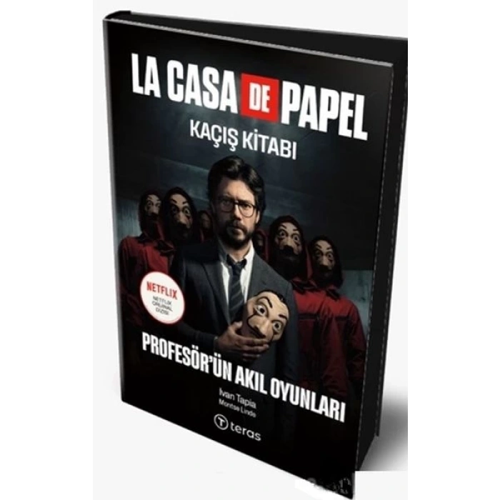 La Case De Papel Kaçış Kitabı - Profesörün Akıl Oyunları (Ciltli) (Maske Hediyeli)