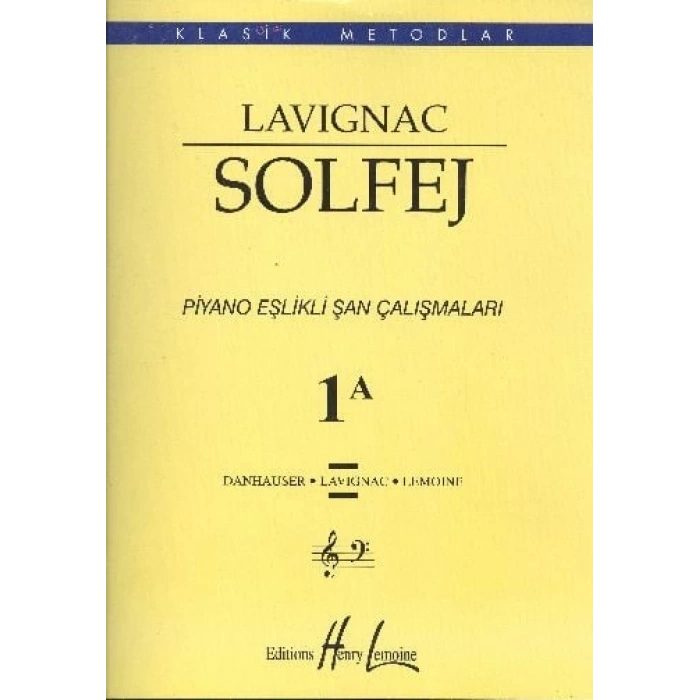 Lavignac 1A -  Piyano Eşlikli Şan Çalışmaları