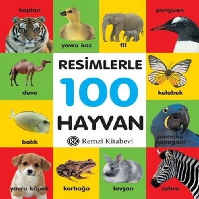 lerle 100 Hayvan (Küçük Boy Ciltli)