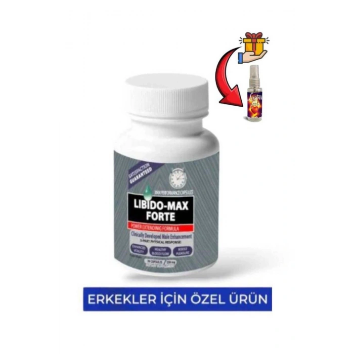 Lı.bıdo M.ax For.te Sertlestiricili lü Takviye 30lu x 1 adet+ Lustra Masaj Yağı