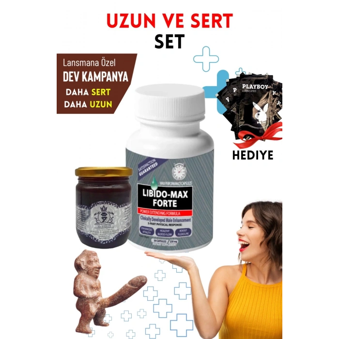 Libi.do Max li li Mucizevi Erkek lı Set Macun Ve Caps