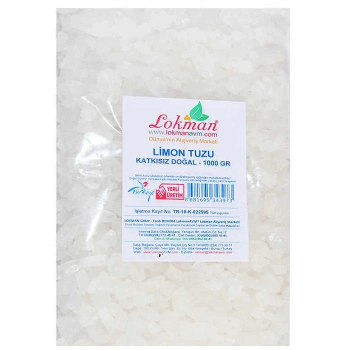 Limon Tuzu Granül Çakıl 1000 Gr Paket