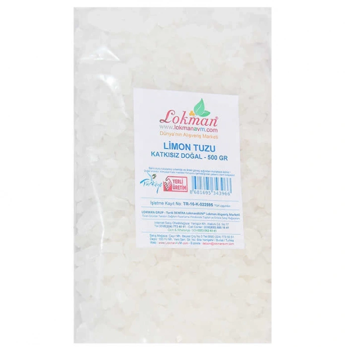 Limon Tuzu Granül Çakıl 500 Gr Paket